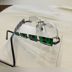 Yabi Art Abendzauber 3043 1673 GREEN/BLACK EYEGLASSES 53-15-135mm. Germa…